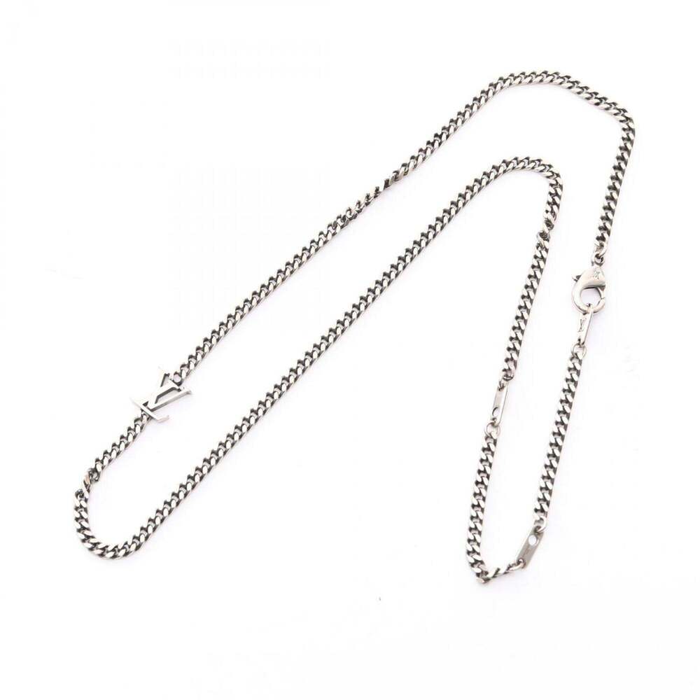 LOUIS VUITTON Silver Necklace - Picture 2 of 8
